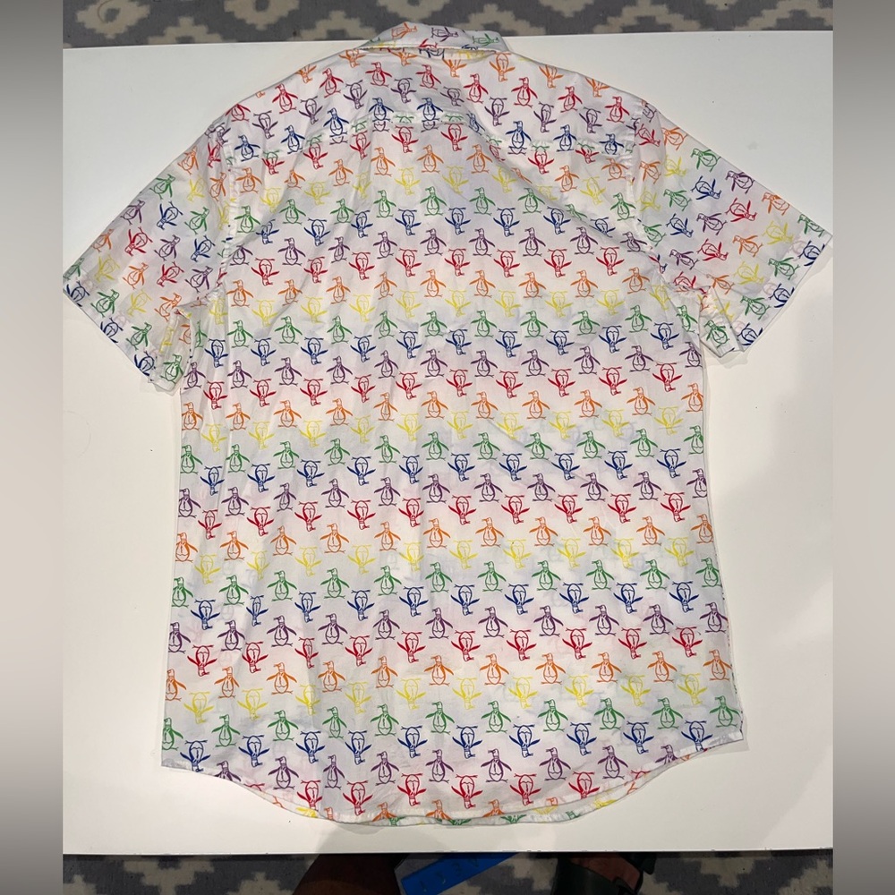 Penguin Pride Button Shirt - Picture 2 of 5